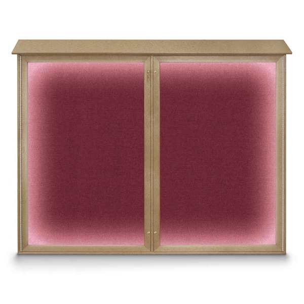 Triple Door Enclosed Indoor Letterboard